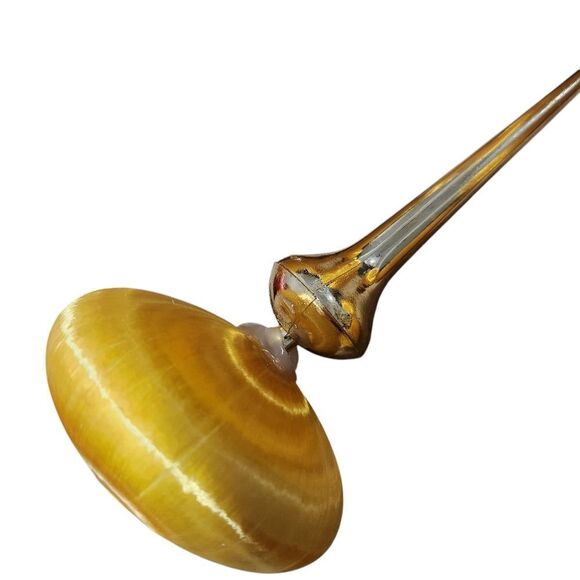 41 Silk Satin Sheen Christmas Tree Ornaments Solid Tree Topper Atomic Pink Yello - Picture 2 of 15